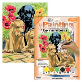 Royal & Langnickel Painting by Numbers Junior Small Labrador Puppies