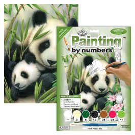 Royal & Langnickel Painting by Numbers Junior Small Panda & Baby