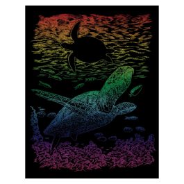 Royal & Langnickel Rainbow Foil 8 x 10 Sea Turtle