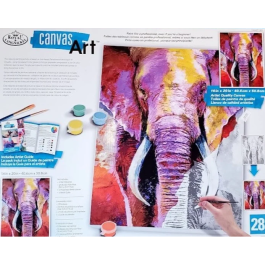 Royal & Langnickel Canvas Art Elephant