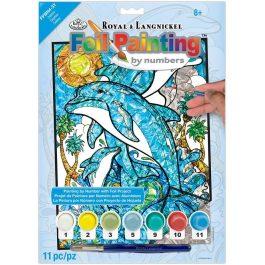 Royal & Langnickel Foil Painting by Numbers Dolphin