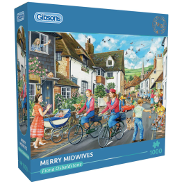 Gibsons Jigsaw Merry Midwives 1000 Piece Puzzle