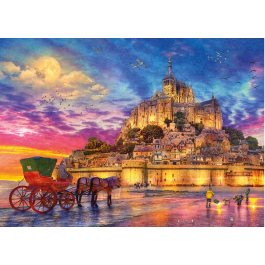 Gibsons Jigsaw Mont Saint-Michel 1000 Piece Puzzle