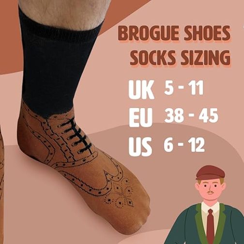 Ginger Fox Socks - Brogue - Image 3