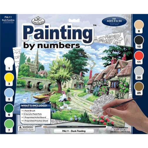 Royal & Langnickel Painting by Numbers Adult Duck Feeding