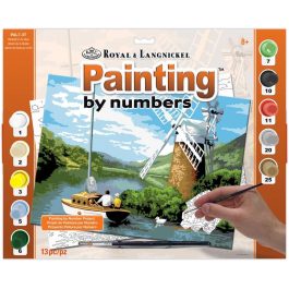 Royal & Langnickel Painting by Numbers Adult Windmill On The River