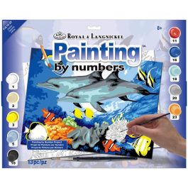 Royal & Langnickel Painting by Numbers Junior Large Dolpins