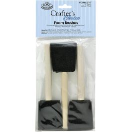 Royal & Langnickel Foam Brushes 3 X 2 Inch