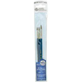 Royal & Langnickel Camel Round Brush Set 3 Pc