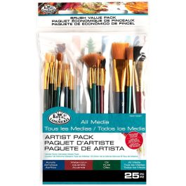 Royal & Langnickel Artist Variety Value Brush Set 25 Pc