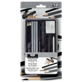 Royal & Langnickel Essentials Small Art Set Charcoal