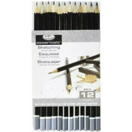 Royal & Langnickel Essentials Sketching Artist Pencils Pk 12