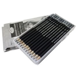 Royal & Langnickel Essentials Sketching Artist Pencils Pk 12