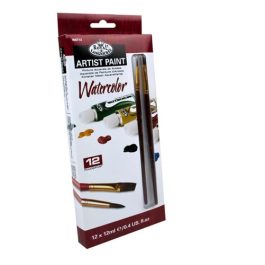 Royal & Langnickel Watercolour Tubes Set 12 X 12ml