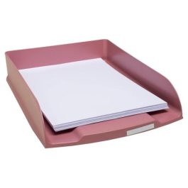 Exacompta Self Stacking Trays Combo Styli Neo Deco Rose Pink