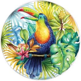 Peter Pauper Press Tropical Toucan 1000 Piece Round Jigsaw