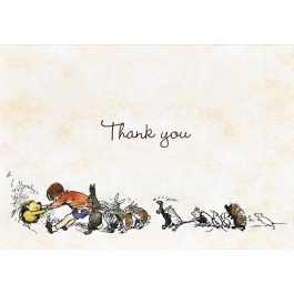 Peter Pauper Press Thank You Note Cards Pooh Bear