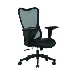 The Zephyr High Back Mesh Chair Black