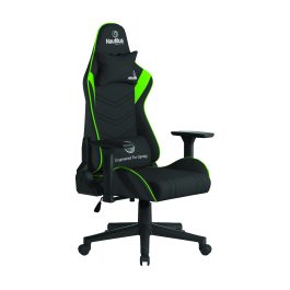 The Apollo Ergonomic Gaming Chair Black with Green Trim