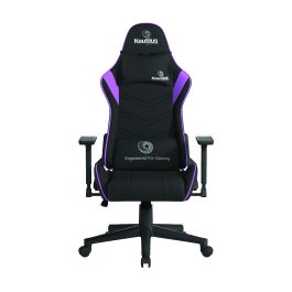 The Apollo Ergonomic Gaming Chair Black with Purple Trim