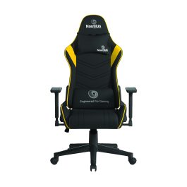 The Apollo Ergonomic Gaming Chair Black with Yellow Trim