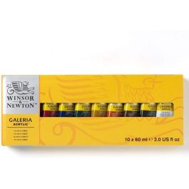 Winsor & Newton Galeria Acrylic Tubes Set 10 X 60ml