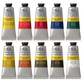 Winsor & Newton Galeria Acrylic Tubes Set 10 X 60ml