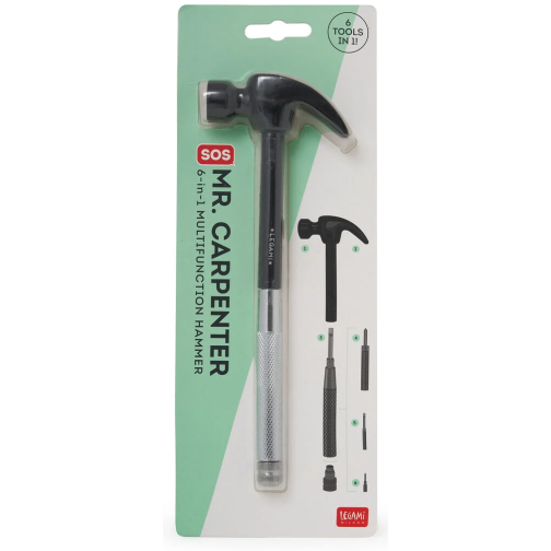 Legami SOS Mr. Carpenter Hammer 6 In 1