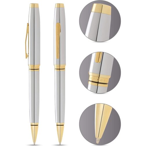 Cross Coventry Polished Chrome Two Tone Ballpoint Pen - Image 3