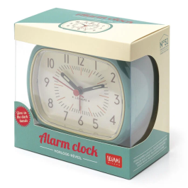 Legami Retro Alarm Clock Light Blue