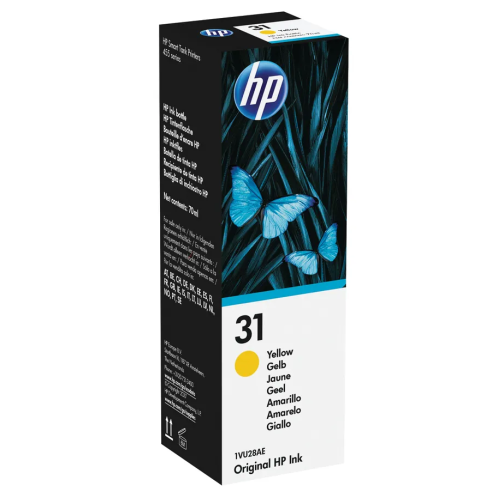 HP 31 Ink Bottle 70ml Yellow