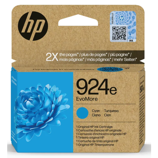 HP 924e Cyan Ink Cartridge 800 pages