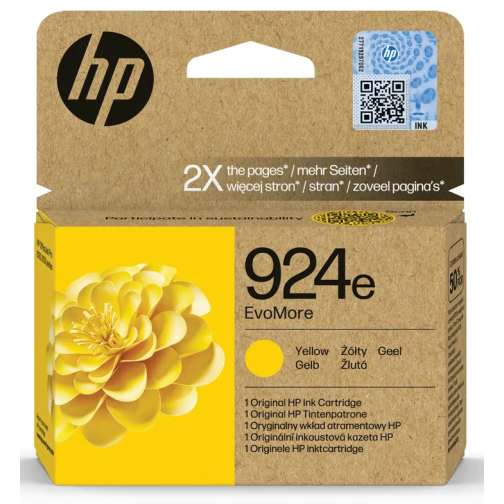 HP 924e Yellow Ink Cartridge 800 pages