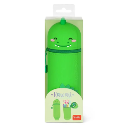 Legami Kawaii 2 in 1 Soft Silicone Pencil Case Dino