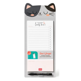 Legami Magnetic Notepad Don’t Forget Kitty