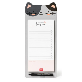 Legami Magnetic Notepad Don’t Forget Kitty