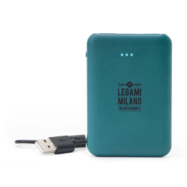 Legami Power Bank Supercharge Petrol Blue