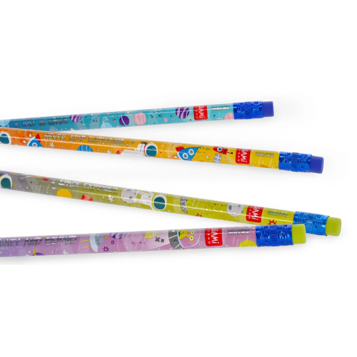 Legami Set of 4 Scented HB Graphite Pencils - Space - Image 2