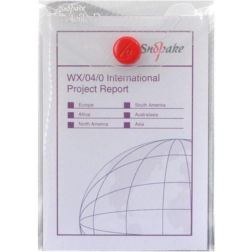 Snopake Polyfile P Wallet A7 clear