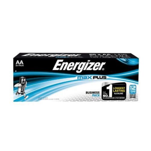 Energizer Max Plus AA Alkaline Batteries (Pack 20)