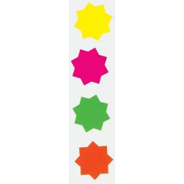 County 60 Fluorescent Stars 60mm – C341