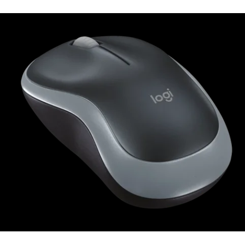 Logitech M185 Wireless Mouse Black-Grey