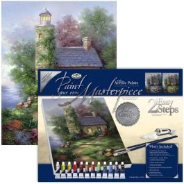 Royal & Langnickel Acrylic Paint Your Own Masterpiece Kit Romantic Lighthouse