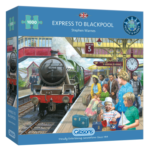 Gibsons Jigsaw Express to Blackpool 1000 Piece Puzzle