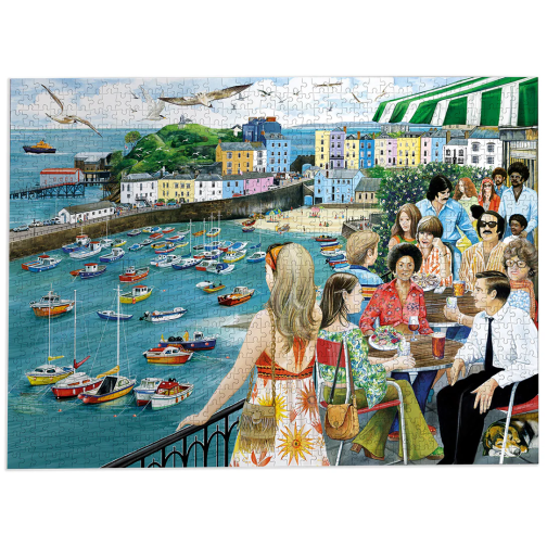 Gibsons Jigsaw Dining at Tenby 1000 Piece Puzzle - Image 2