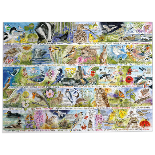 Gibsons Jigsaw RSPB Birdsong & Bluebells 1000 Piece Puzzle - Image 2