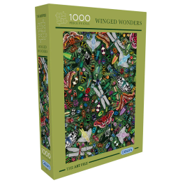 Gibsons Jigsaw The Art File Winged Wonders 1000 Piece Puzzle