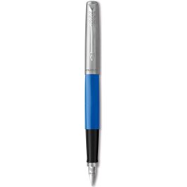 Parker Jotter Fountain Pen Blue / Stainless Steel Barrel