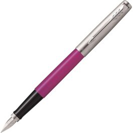 Parker Jotter Fountain Pen Magenta / Stainless Steel Barrel