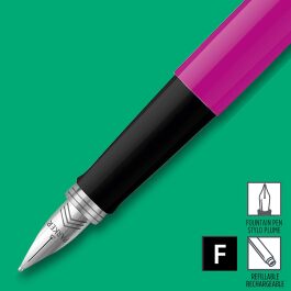Parker Jotter Fountain Pen Magenta / Stainless Steel Barrel